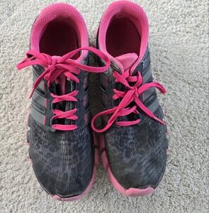 Adidas Pink and Gray Sneakers